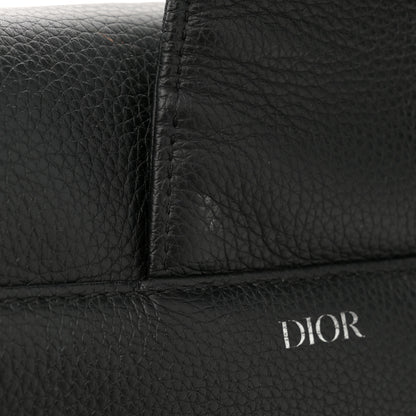 Christian Dior Grained Calfskin Mens Saddle Bag Black 13 of 14