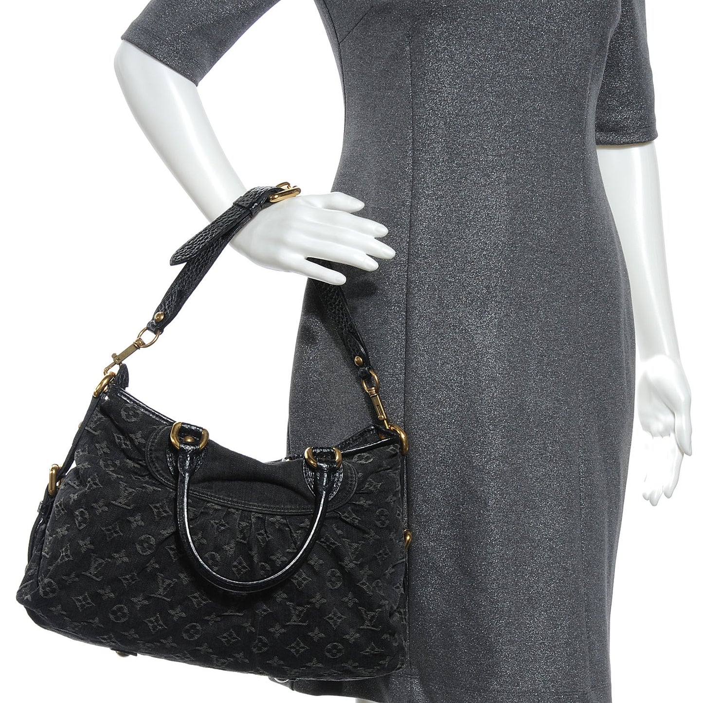 Denim Neo Cabby MM Black