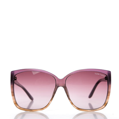 Tom Ford Lydia Sunglasses TF228 Purple Tortoise 2 of 7