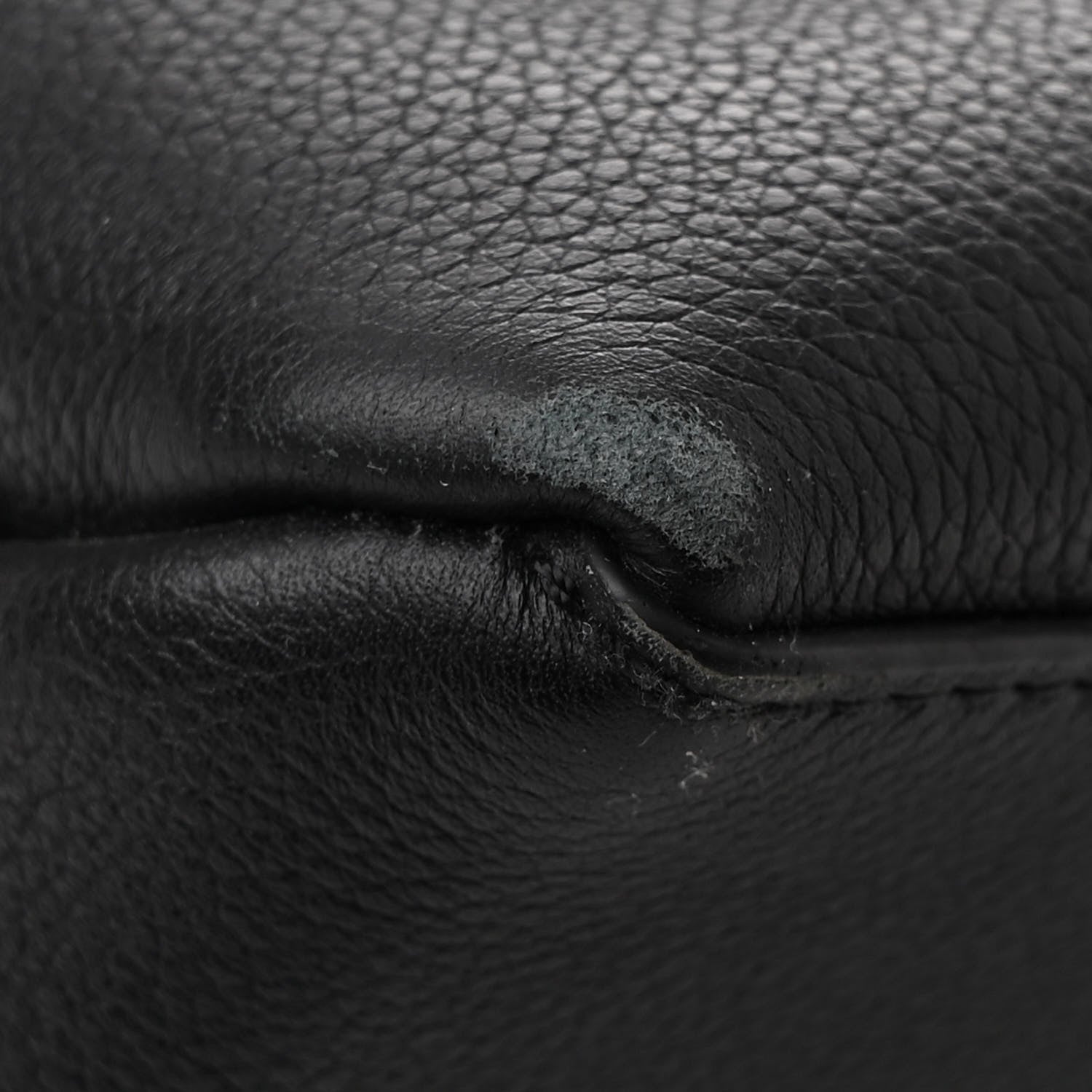Louis Vuitton Grained Calfskin Lockme Shopper Black 12 of 14