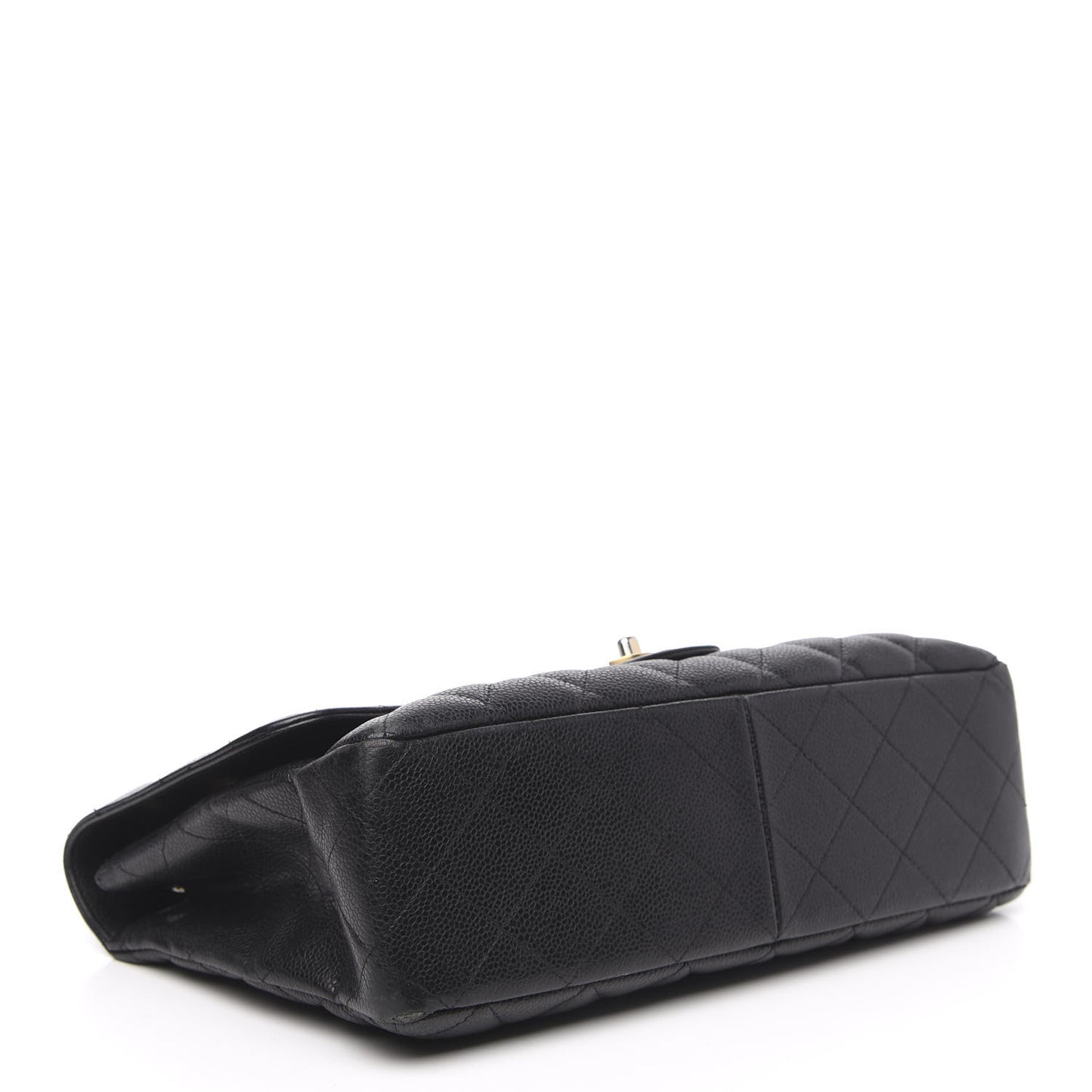 Caviar Quilted Jumbo Single Flap Black