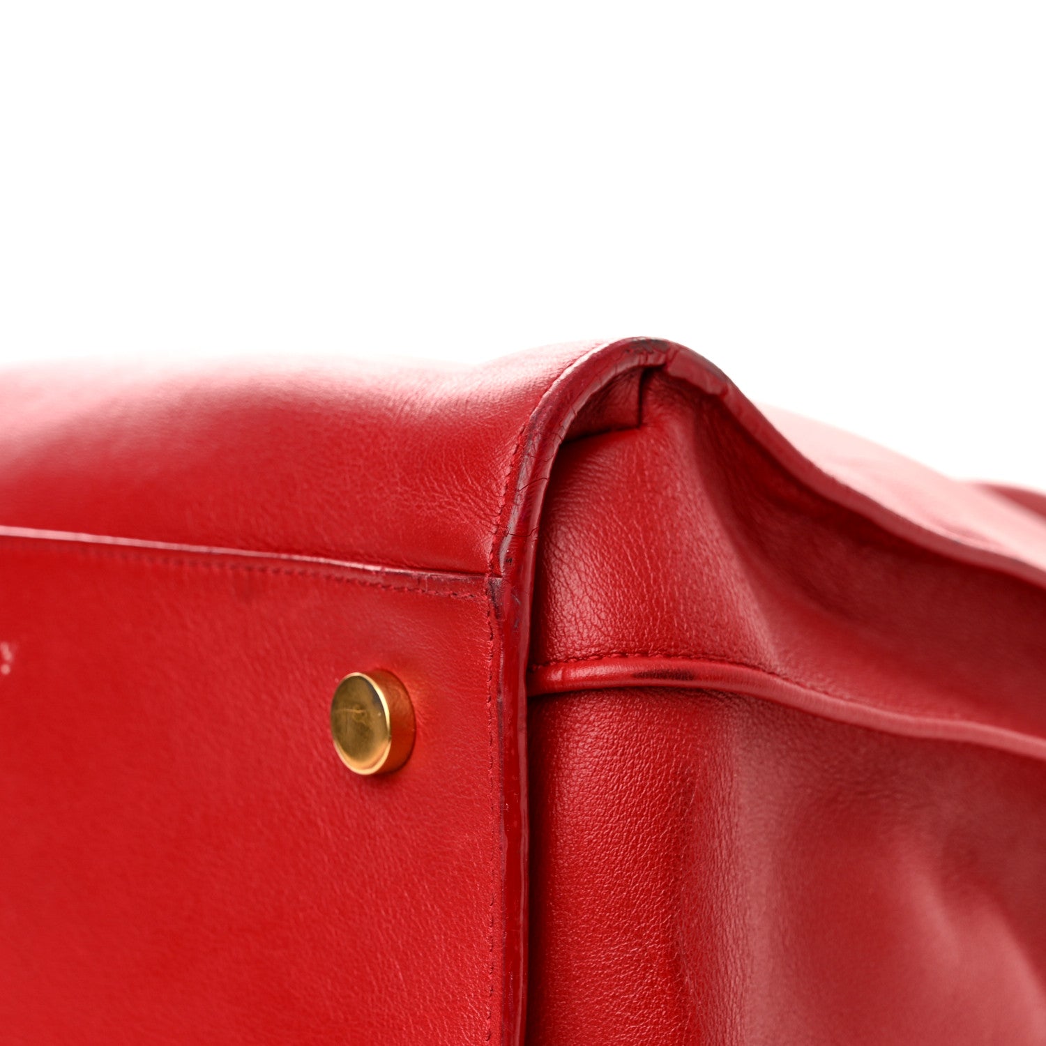 Saint Laurent Calfskin Large Sac de Jour Carryall Rouge Orient 13 of 19