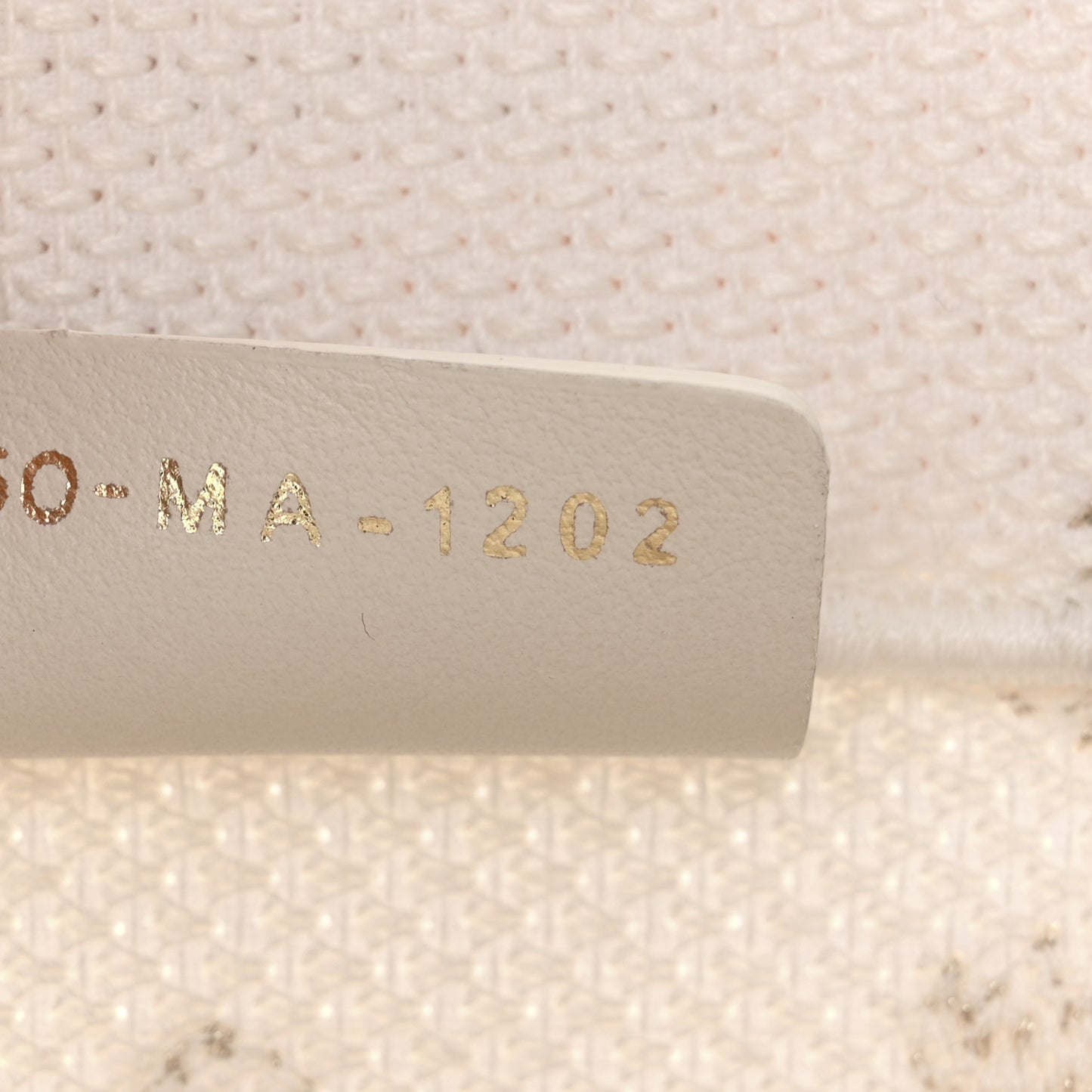 Canvas Embroidered Medium Jardin D'Hiver Book Tote White Gold