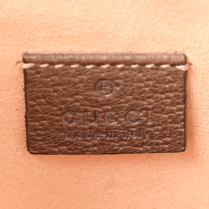 Gucci GG Supreme Monogram Large Ophidia Pouch Clutch Brown 6 of 7