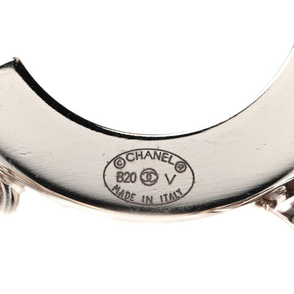 Chanel Metal Cha-Nel Logo Drop Earrings Gold 4 of 4