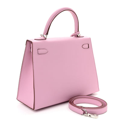 Hermes Epsom Kelly Sellier 25 Mauve Sylvestre 3 of 10