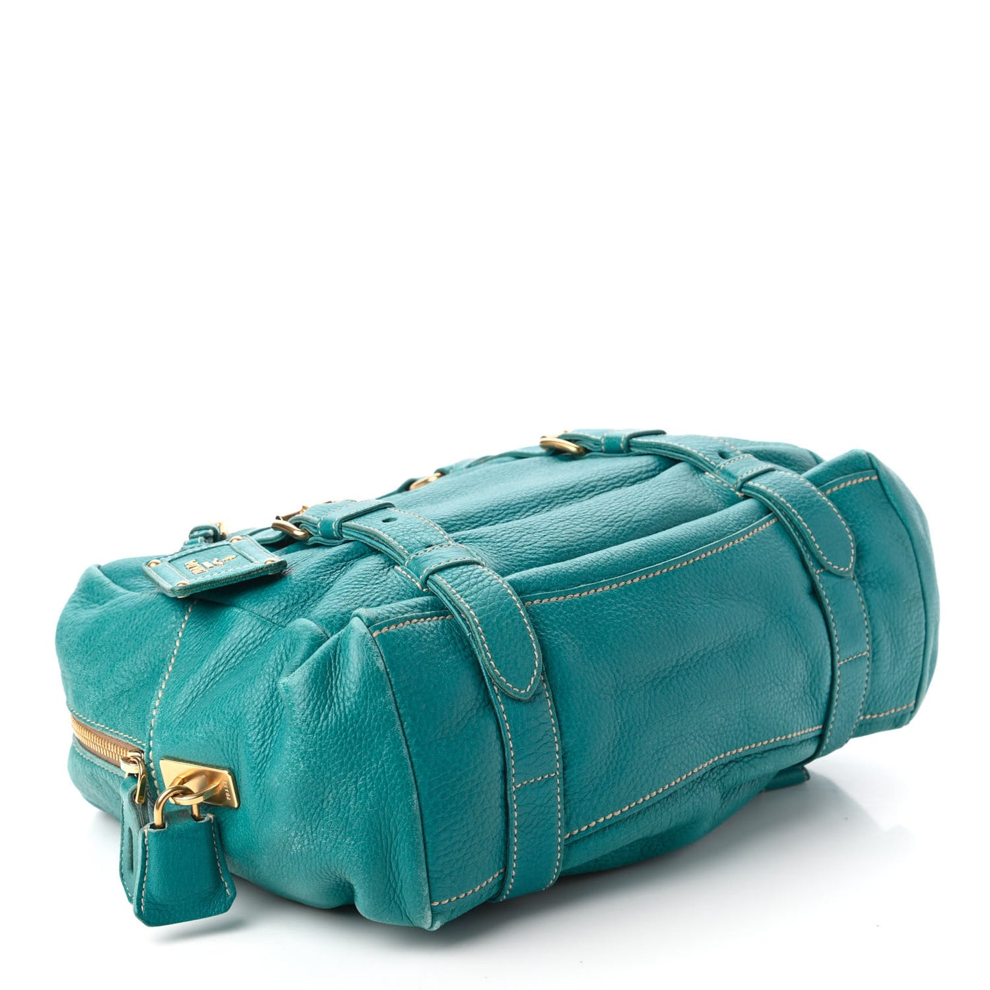 Deerskin Shoulder Bag Turchese