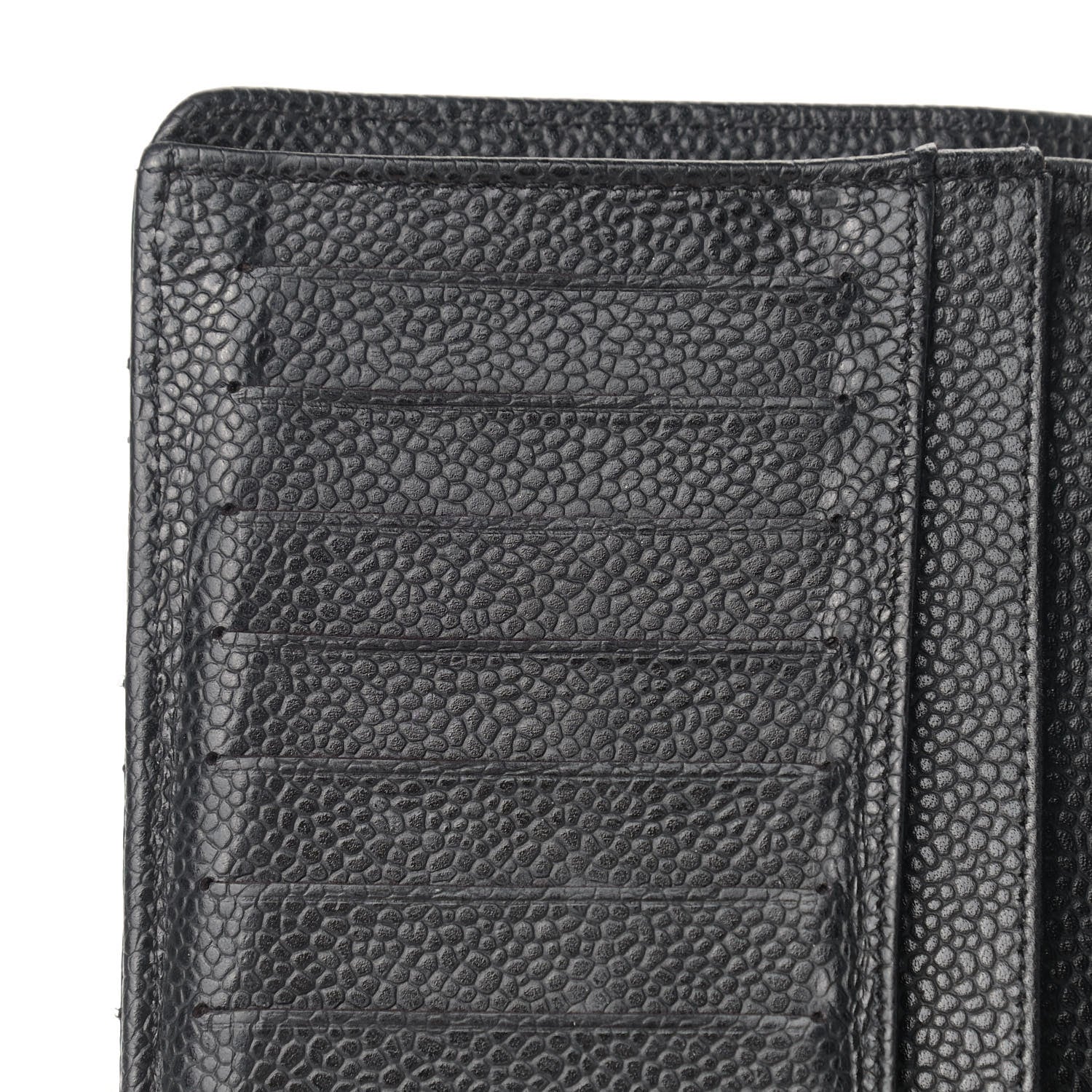 Chanel Caviar Quilted Yen Wallet Black 15 of 17