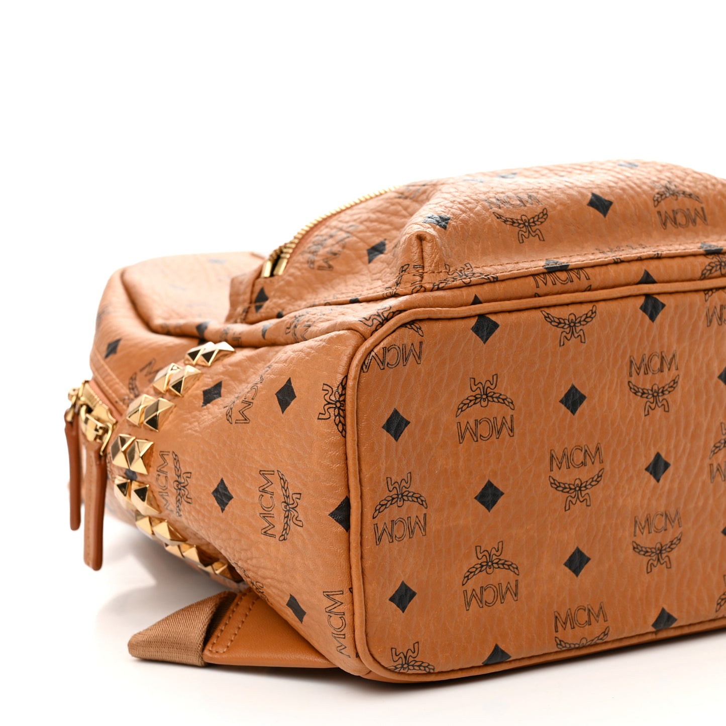 Visetos Small Side Stud Stark Backpack Cognac Cognac