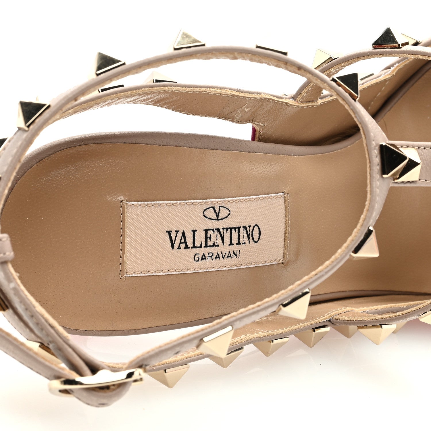 Valentino Garavani Patent Nappa Rockstud Ankle Strap 100mm Pumps 37 Rose Violet Poudre 7 of 8