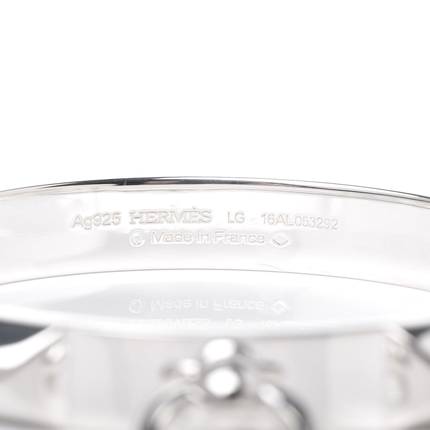 Sterling Silver PM Collier De Chien Bracelet LG