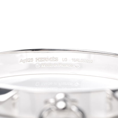 Hermes Sterling Silver PM Collier De Chien Bracelet LG 4 of 5