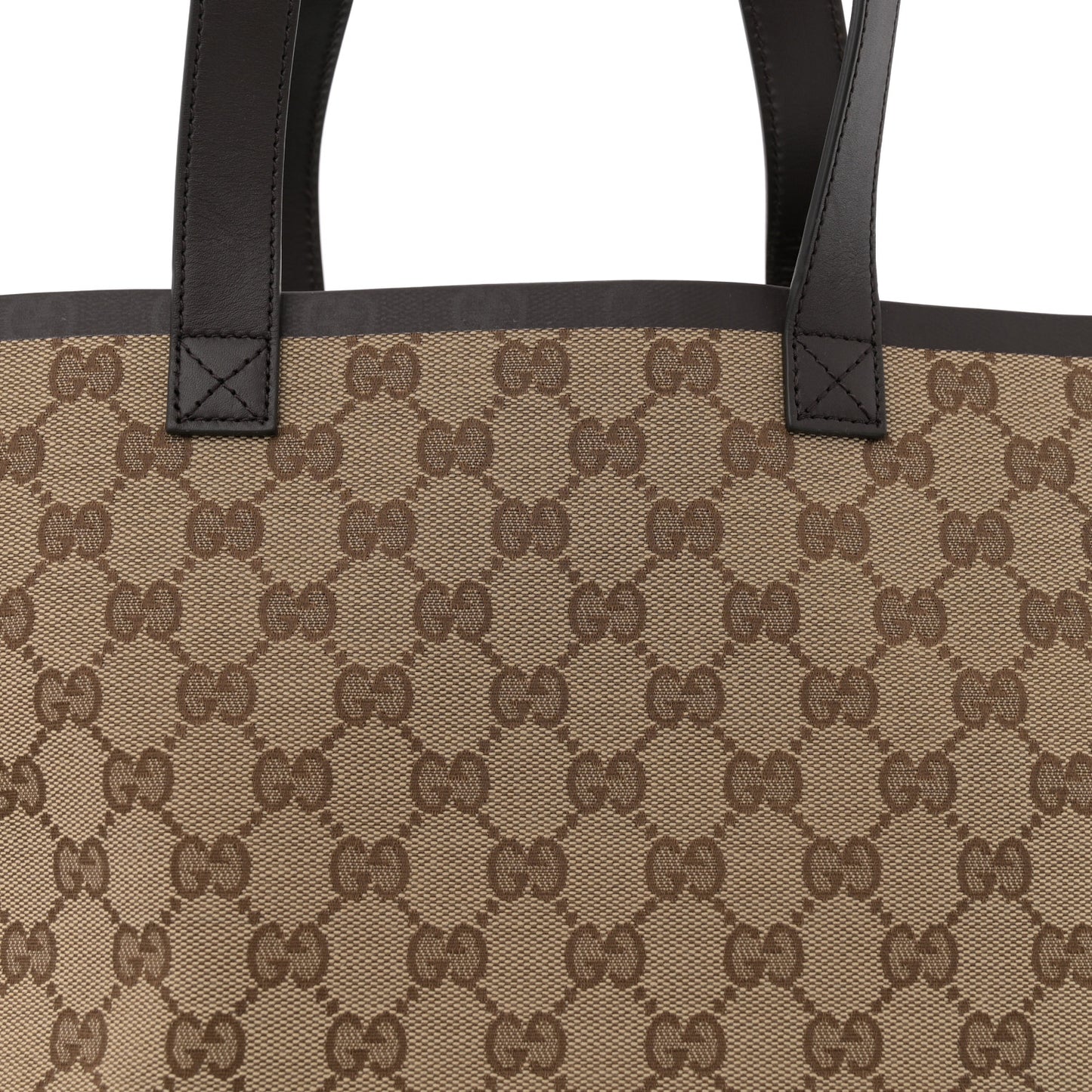 Supreme Canvas Totissima Small Tote Beige Ebony