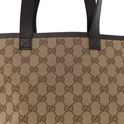 Gucci Supreme Canvas Totissima Small Tote Beige Ebony 7 of 10