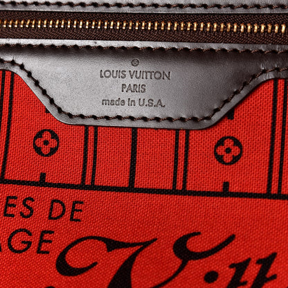 Louis Vuitton Damier Ebene Neverfull GM 7 of 9