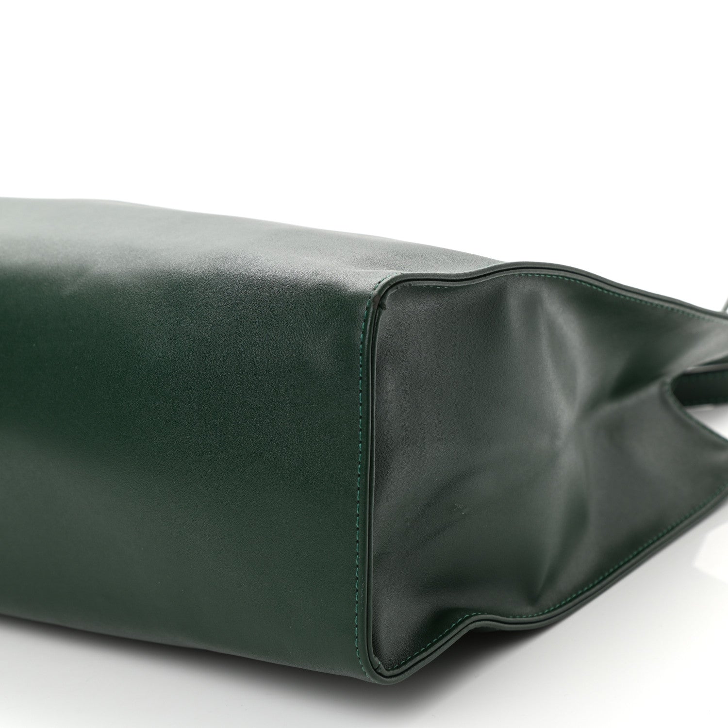 Telfar Vegan Leather Medium Shopping Bag Dark Olive 10 of 10