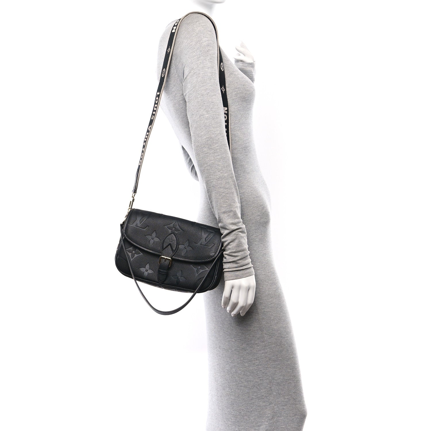 Louis Vuitton Empreinte Monogram Giant Diane Black 2 of 10