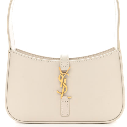 Saint Laurent Smooth Calfskin Le 5 A 7 Mini Hobo Crema Soft 8 of 11
