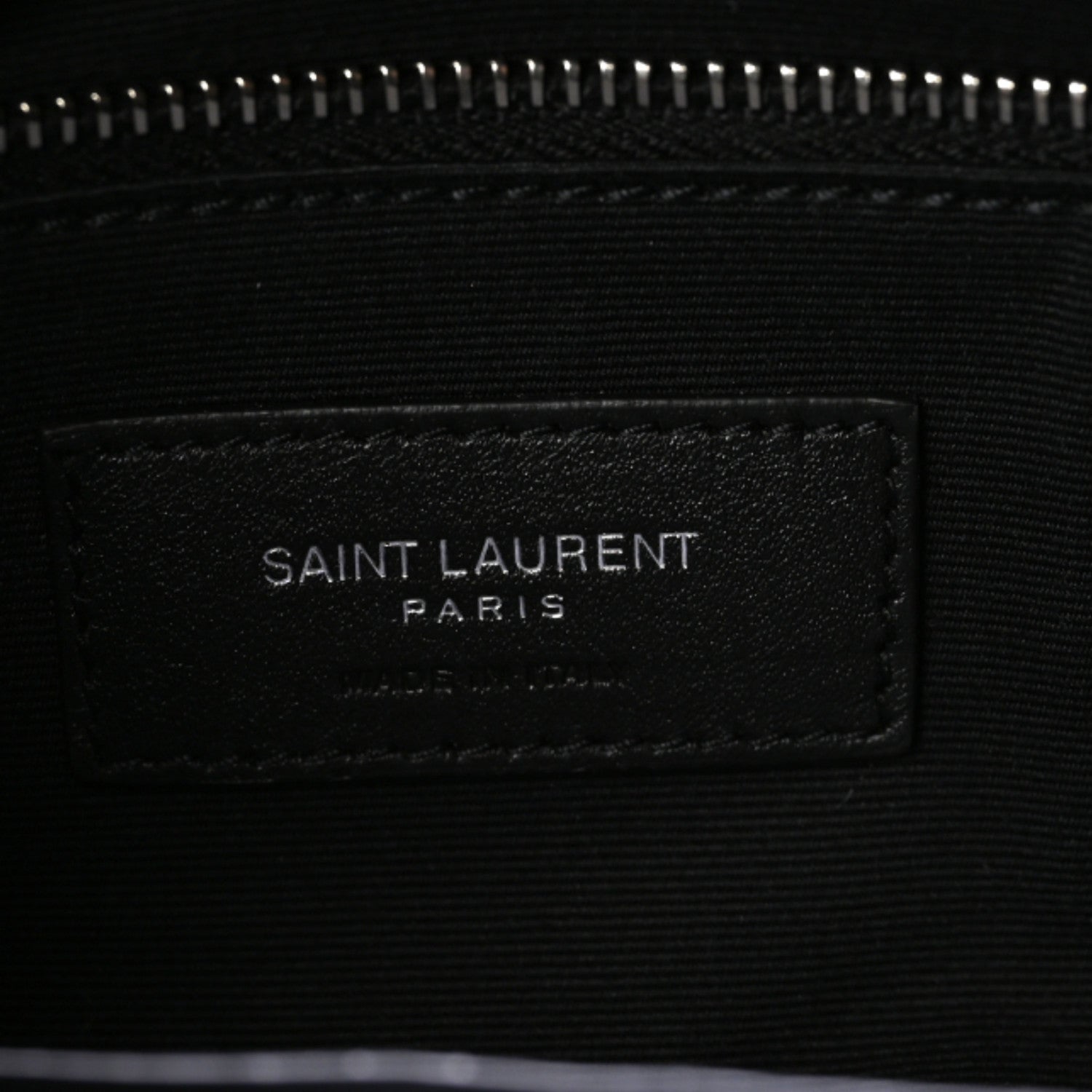 Saint Laurent Lambskin Quilted Medium Loulou Puffer Monogram Chain Satchel Black 6 of 9