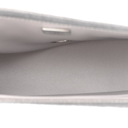 Chanel Metallic Caviar Quilted Medium CC Slide Flap Silver 8 of 27