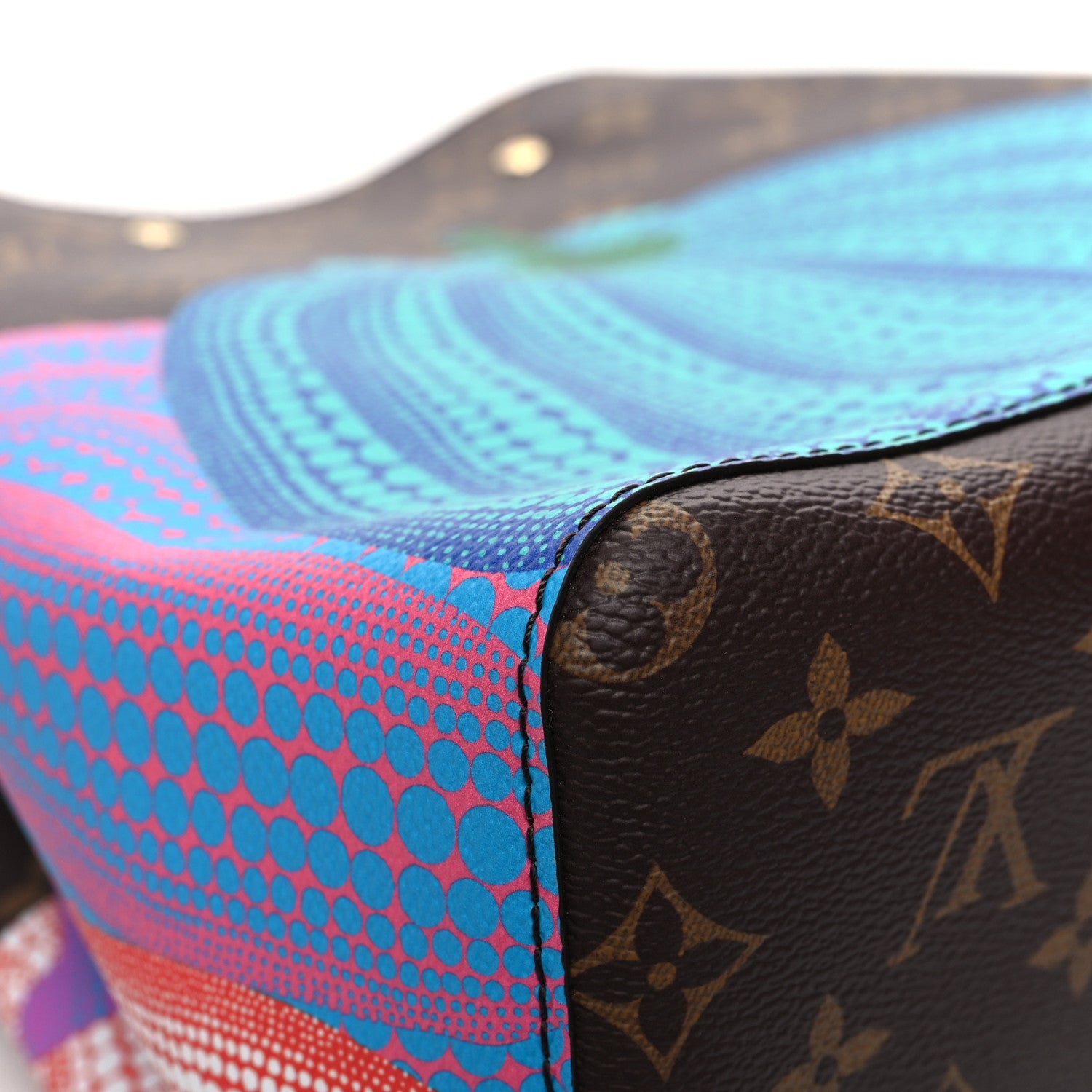 Louis Vuitton LV X YK Monogram Kusama Pumpkin Neonoe MM 11 of 12