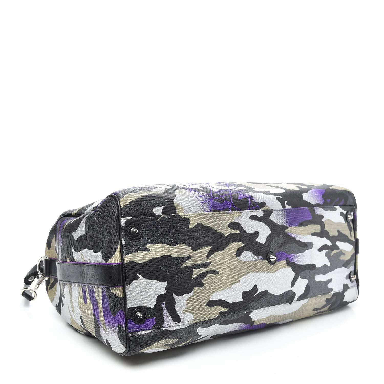 Christian Dior Canvas Camouflage Anselm Reyle Duffle 3 of 8