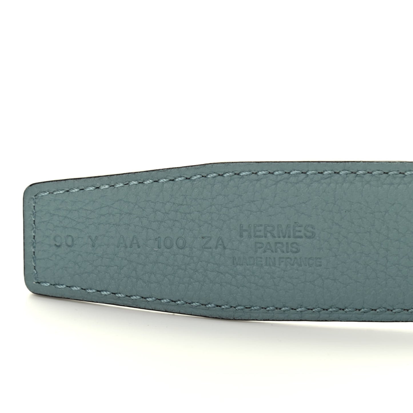 135 Togo 32mm Guilloche H Belt 90 Ciel Graphite