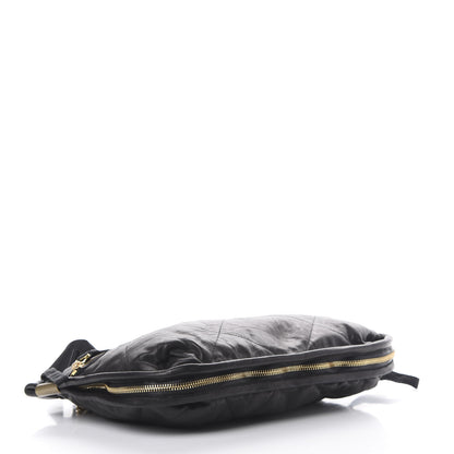 Lanvin Lambskin Quilted Medium Amalia Shoulder Bag Black 3 of 9