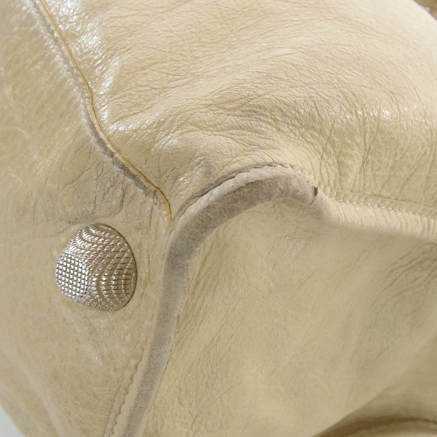 Agneau Giant 21 Silver Hardware Work Praline