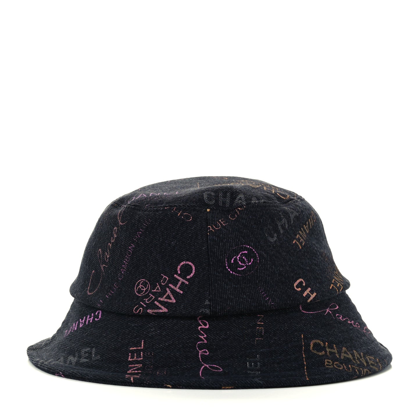 Denim Mood Cloche Bucket Hat M Black