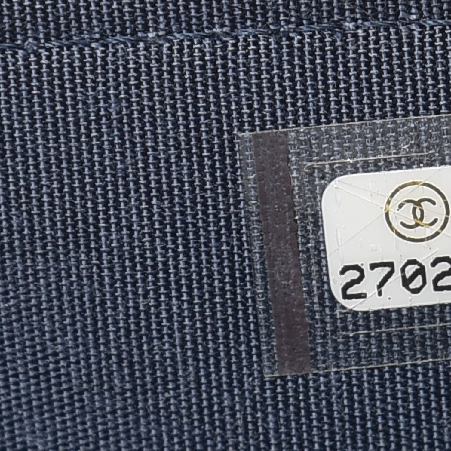 Chanel Canvas Small Deauville Clutch With Chain Blue 12 of 13
