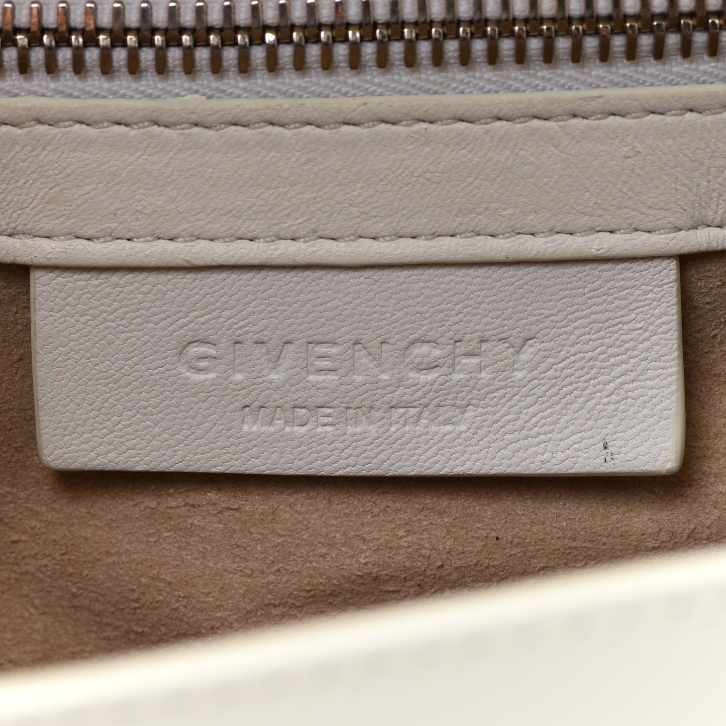 Patent Calfskin Mini Pandora Box Chain Crossbody Bag White