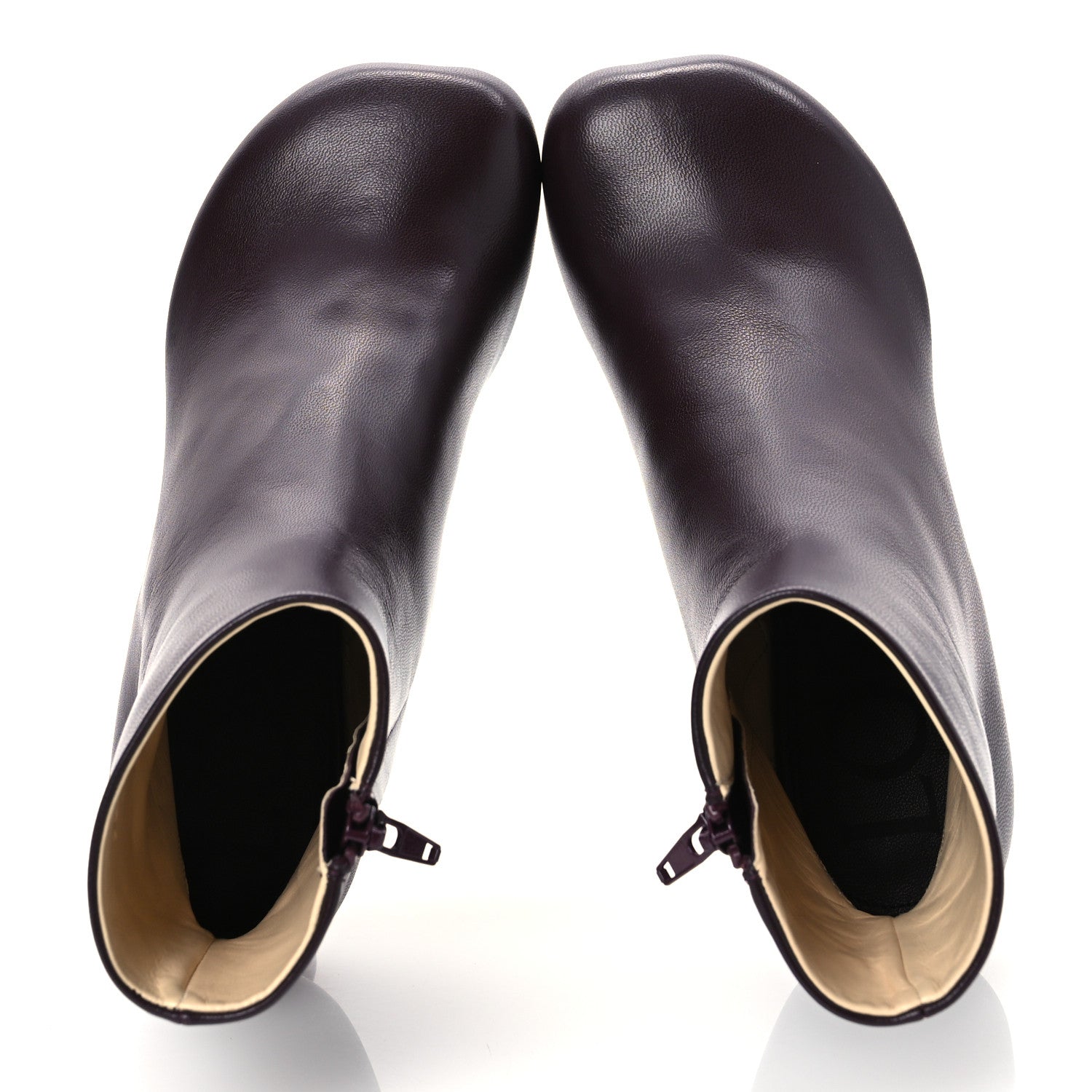 Loewe Calfskin Toy Ankle Boots 35 Burgundy 2 of 11