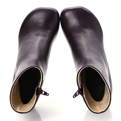 Loewe Calfskin Toy Ankle Boots 35 Burgundy 2 of 11