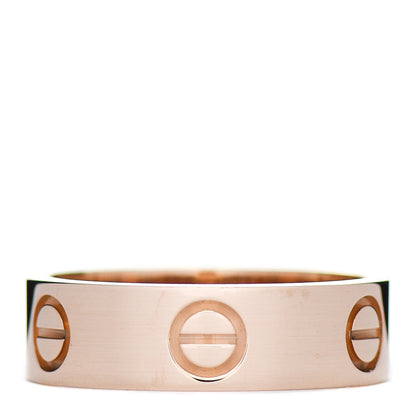 Cartier 18K Pink Gold 5.5mm LOVE Ring 52 6 3 of 5