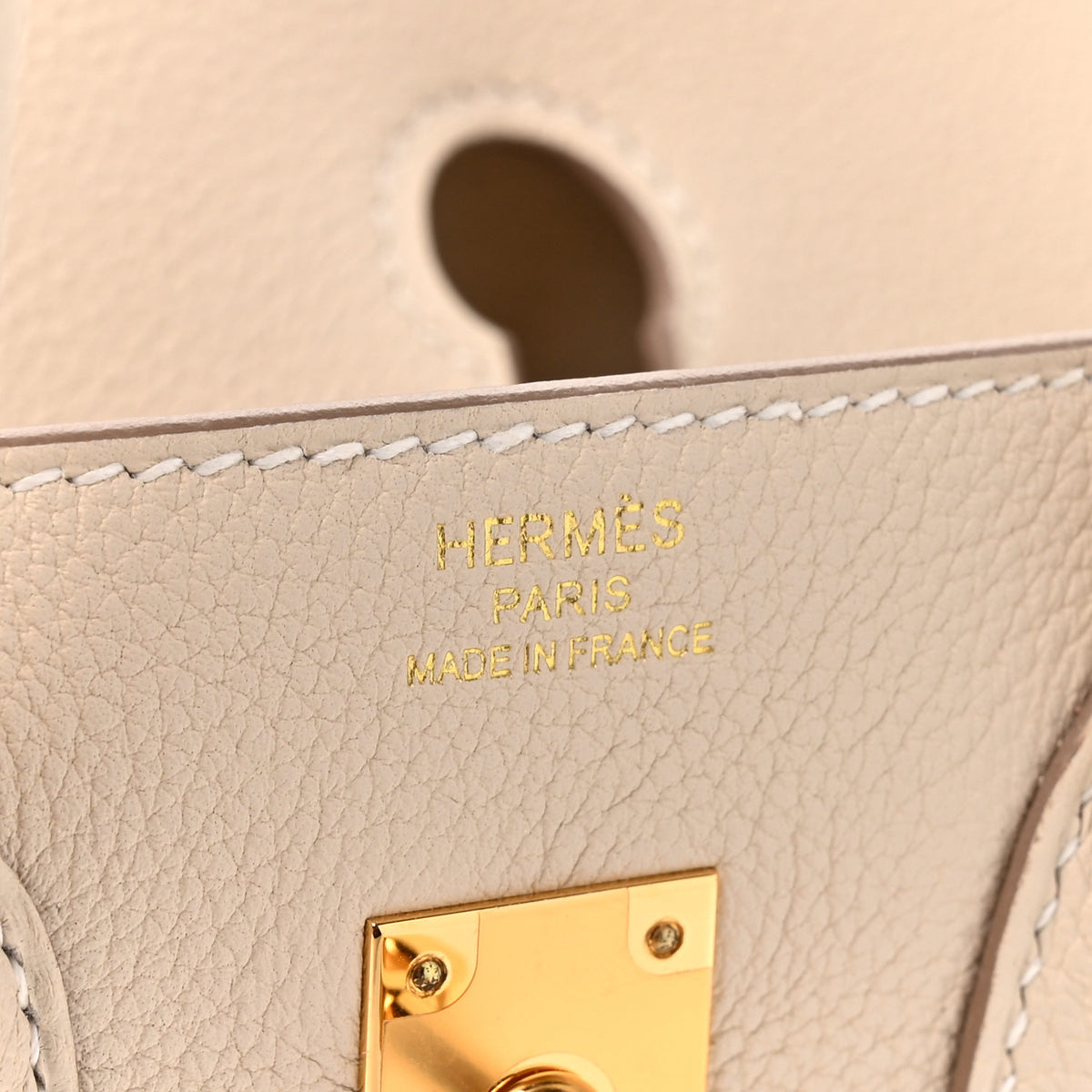 Hermes Togo Birkin 25 Craie 5 of 9