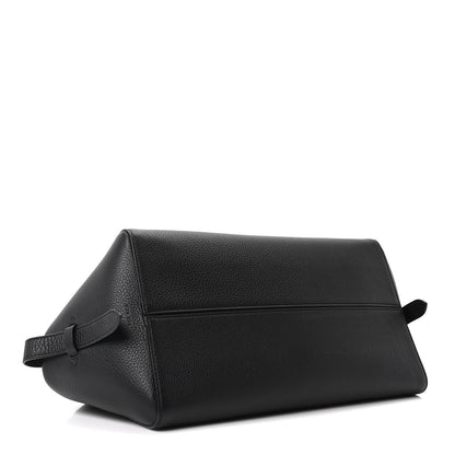 The Row Grained Calfskin East West Bowling Bag Black 4 of 9