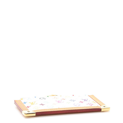 Louis Vuitton Monogram Multicolor Key Pouch White 4 of 7
