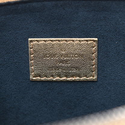 Louis Vuitton Lambskin Embossed Monogram Coussin PM Gold 6 of 8
