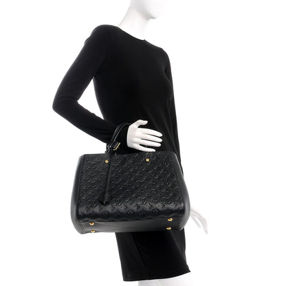 Louis Vuitton Empreinte Montaigne GM Black 3 of 9