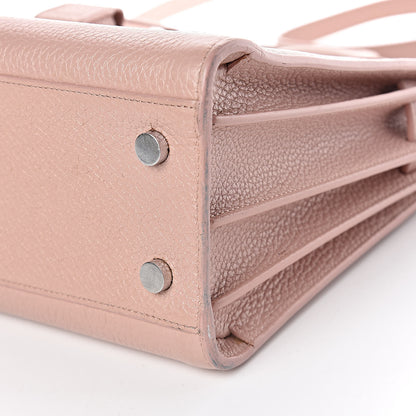 Saint Laurent Grained Calfskin Baby Sac De Jour Antique Rose 7 of 21