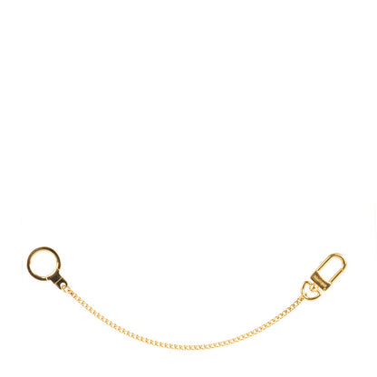 Louis Vuitton Metal Pochette Extender Key Ring Chain Gold 1 of 4