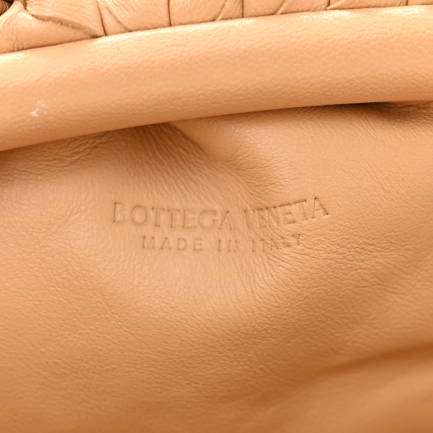 Nappa Intrecciato The Mini Pouch Almond