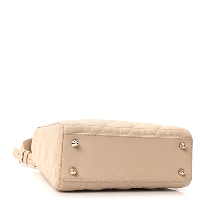Christian Dior Lambskin Cannage Small My ABCDior Lady Dior Beige 4 of 11