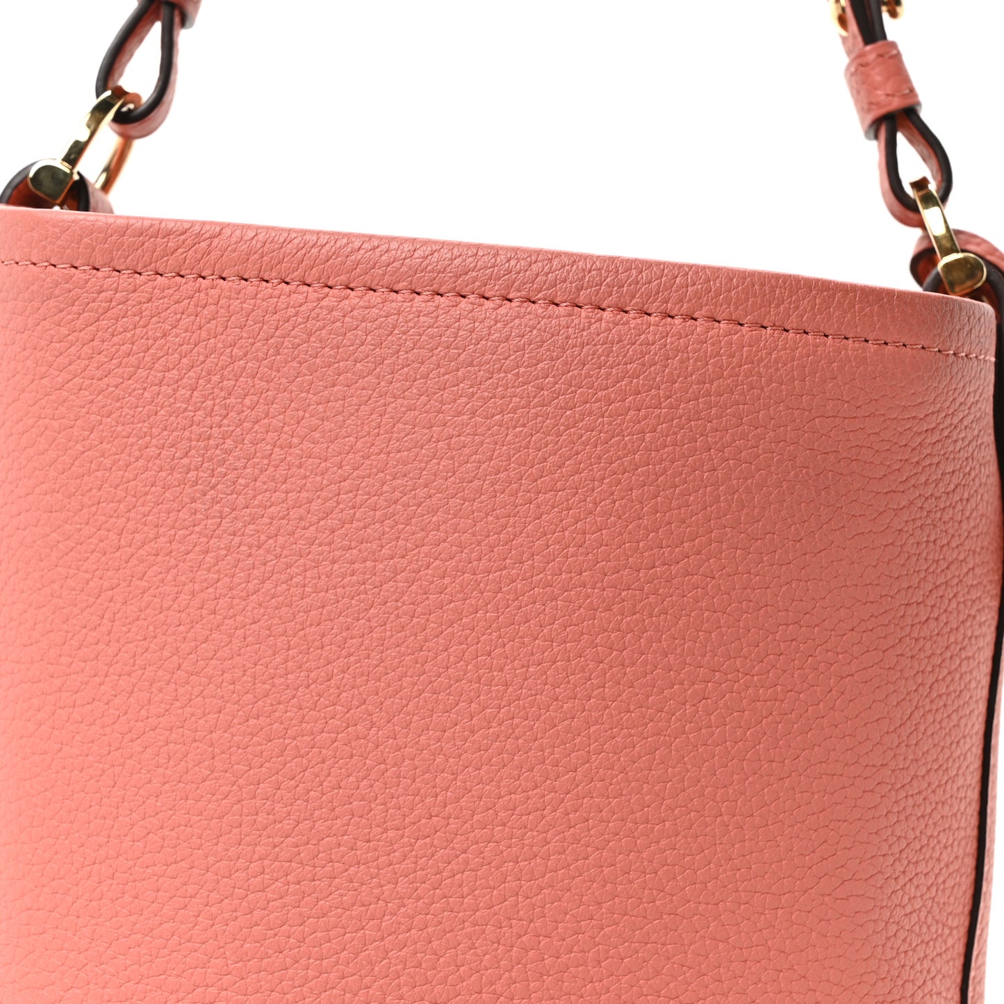 Taurillon Mini Pin Daily Surpique Bucket Pink