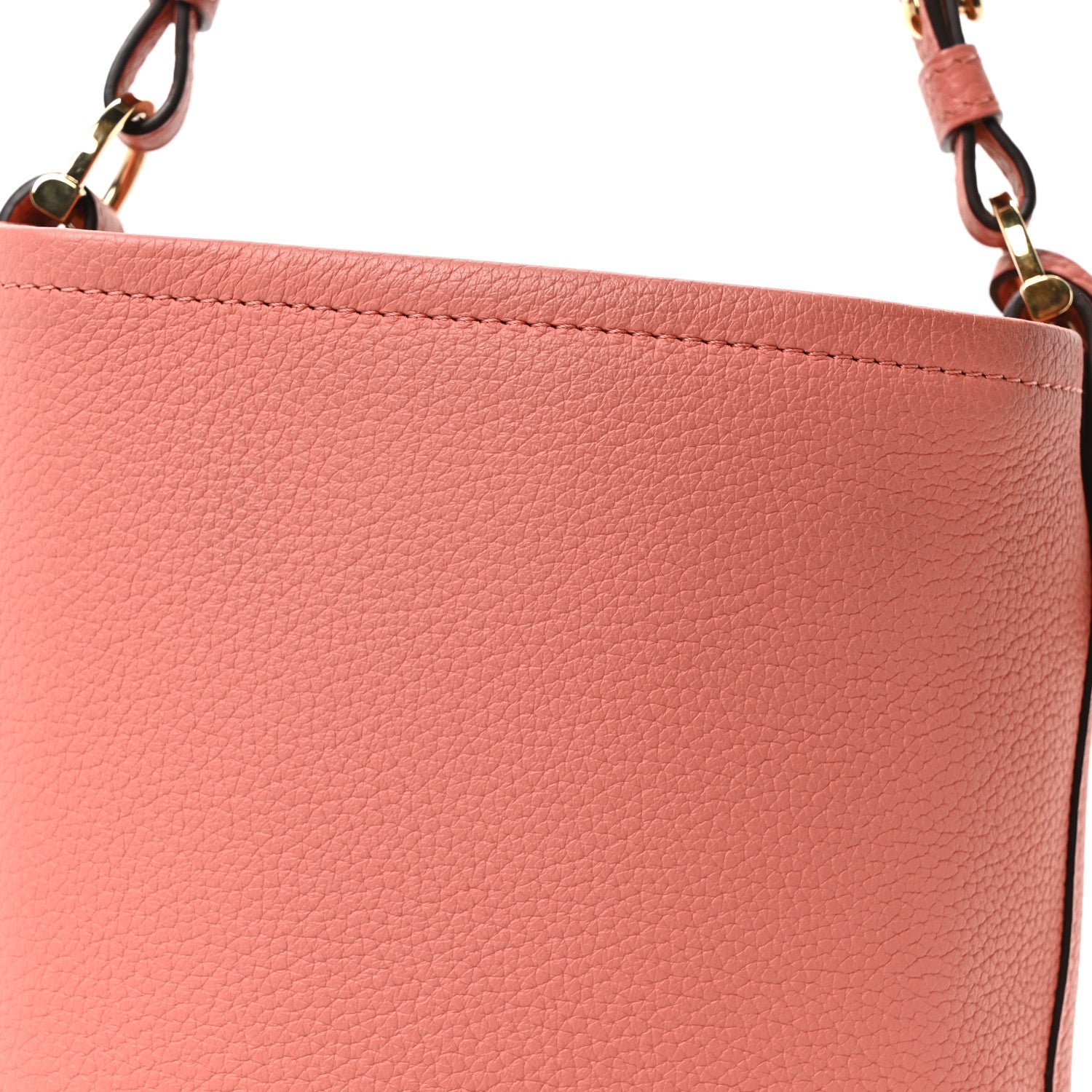 Delvaux Taurillon Mini Pin Daily Surpique Bucket Pink 7 of 9