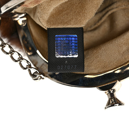 Fendi Mink Cuoio Romano Selleria Mini Frame Bag 7 of 9
