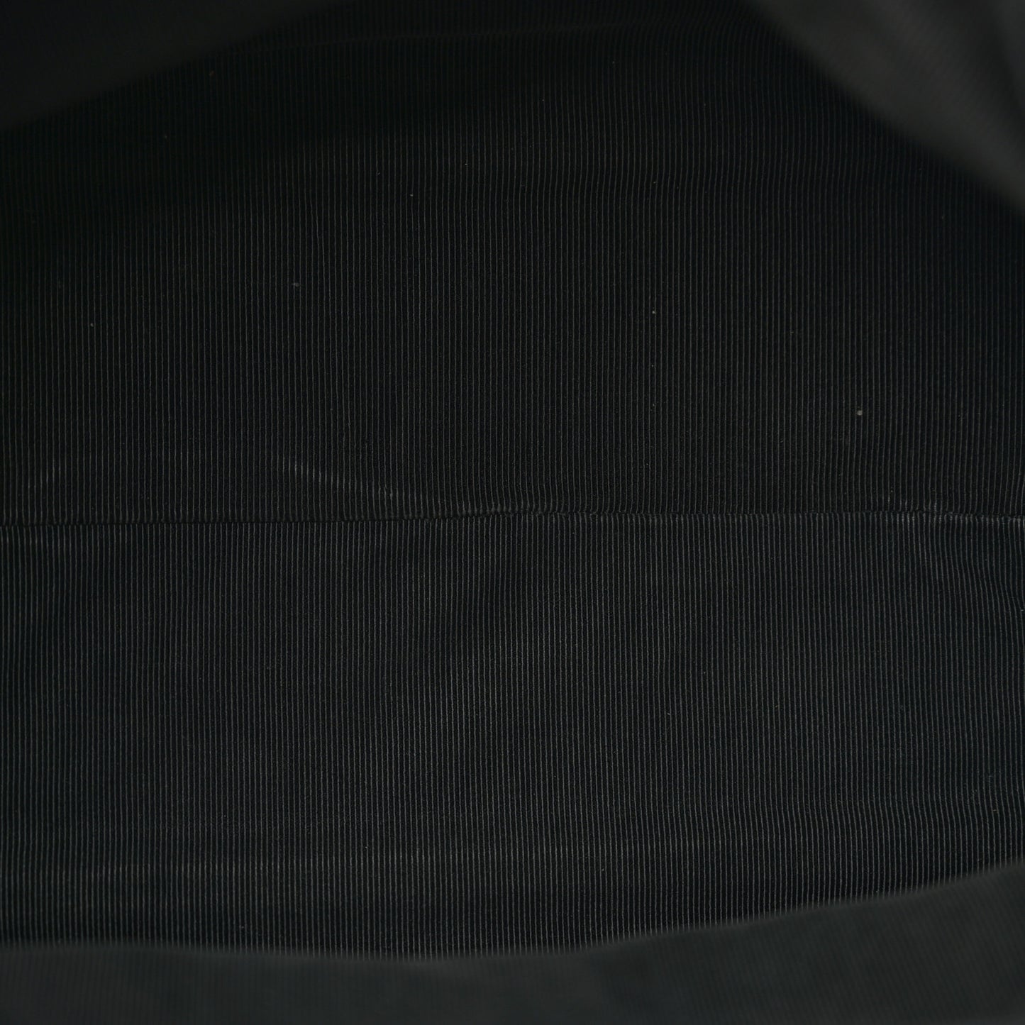 Caviar Logo Drawstring Bucket Bag Black