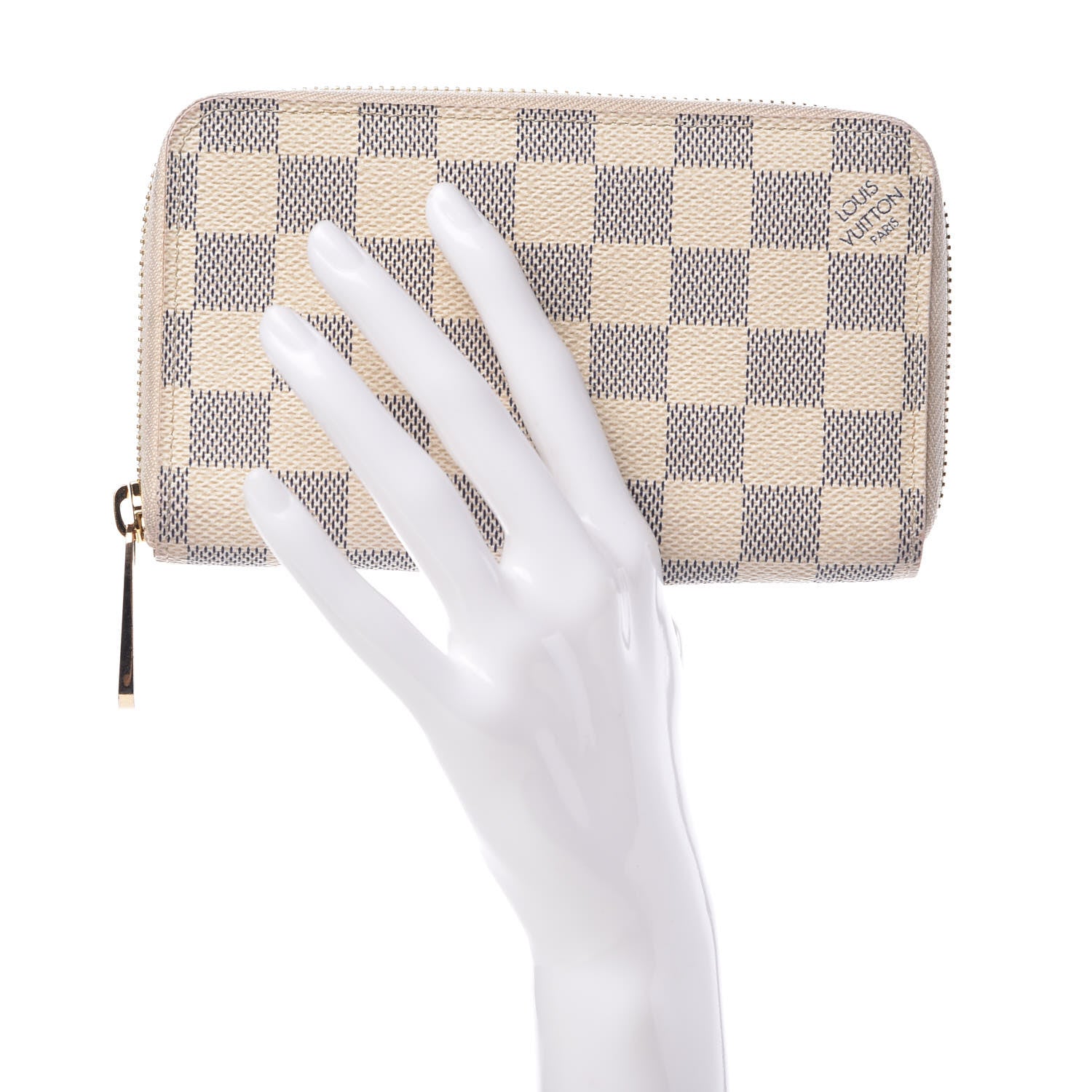 Louis Vuitton Damier Azur Compact Zippy Wallet 2 of 15