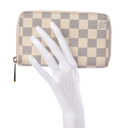 Louis Vuitton Damier Azur Compact Zippy Wallet 2 of 15